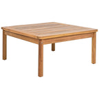 4 Pcs Outdoor Rope Sofa Set, All-Weather Patio Conversation Furniture Set with Acacia Wood Table, Single Sofa and Ottoman