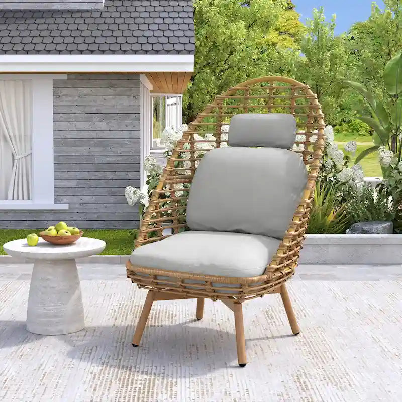 Christopher Knight Home - Mendoza Outdoor PE Rattan Lounge Chair