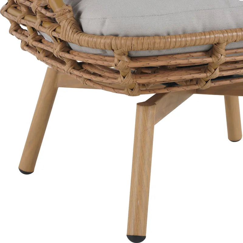 Christopher Knight Home - Mendoza Outdoor PE Rattan Lounge Chair