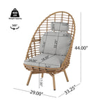 Christopher Knight Home - Mendoza Outdoor PE Rattan Lounge Chair