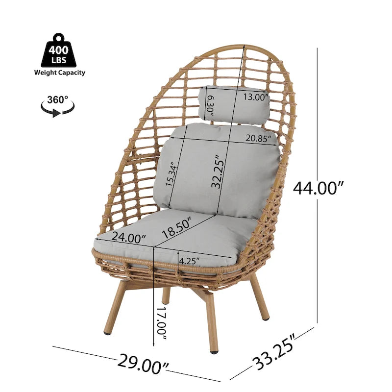 Christopher Knight Home - Mendoza Outdoor PE Rattan Lounge Chair