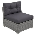Patio Furniture Set Outdoor Furniture Daybed Rattan Sectional Furniture Set Patio Seating Group With Cushions and Center Table