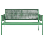 4-Piece Patio Furniture Set, Outdoor Garden Conversation Set with Tempered Glass Table, Deep Seating and Thick Cushion