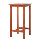 Reddish Brown Folding Bistro Table