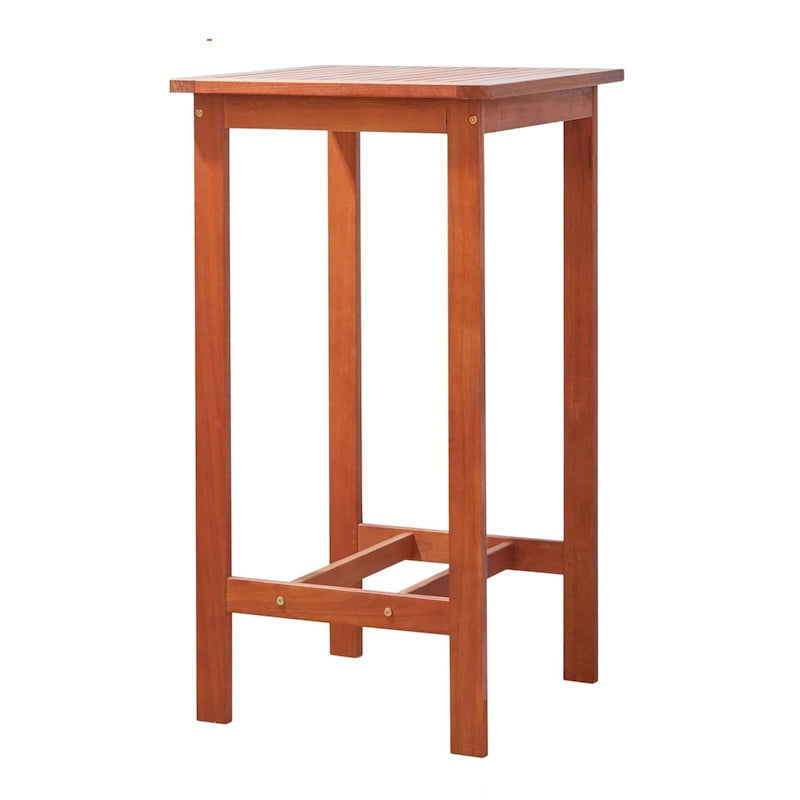 Reddish Brown Folding Bistro Table