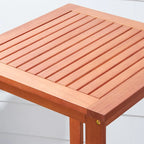 Reddish Brown Folding Bistro Table