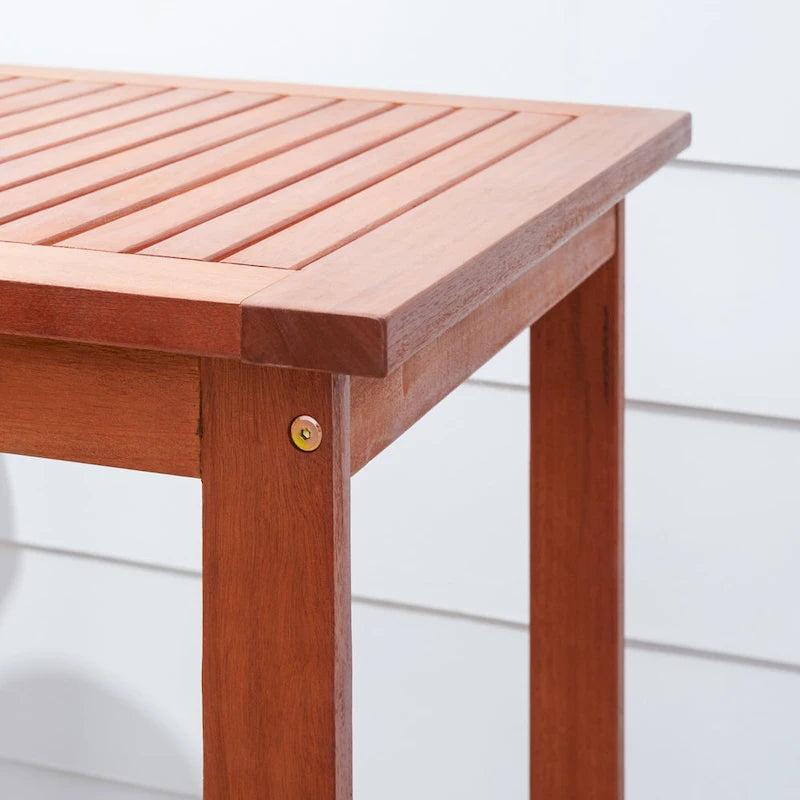 Reddish Brown Folding Bistro Table