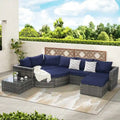 Outdoor Patio Sofa Set for Poolside Relaxation and Entertainment