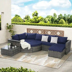 Outdoor Patio Sofa Set for Poolside Relaxation and Entertainment