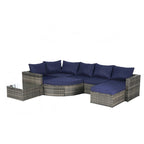Outdoor Patio Sofa Set for Poolside Relaxation and Entertainment
