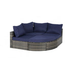 Outdoor Patio Sofa Set for Poolside Relaxation and Entertainment