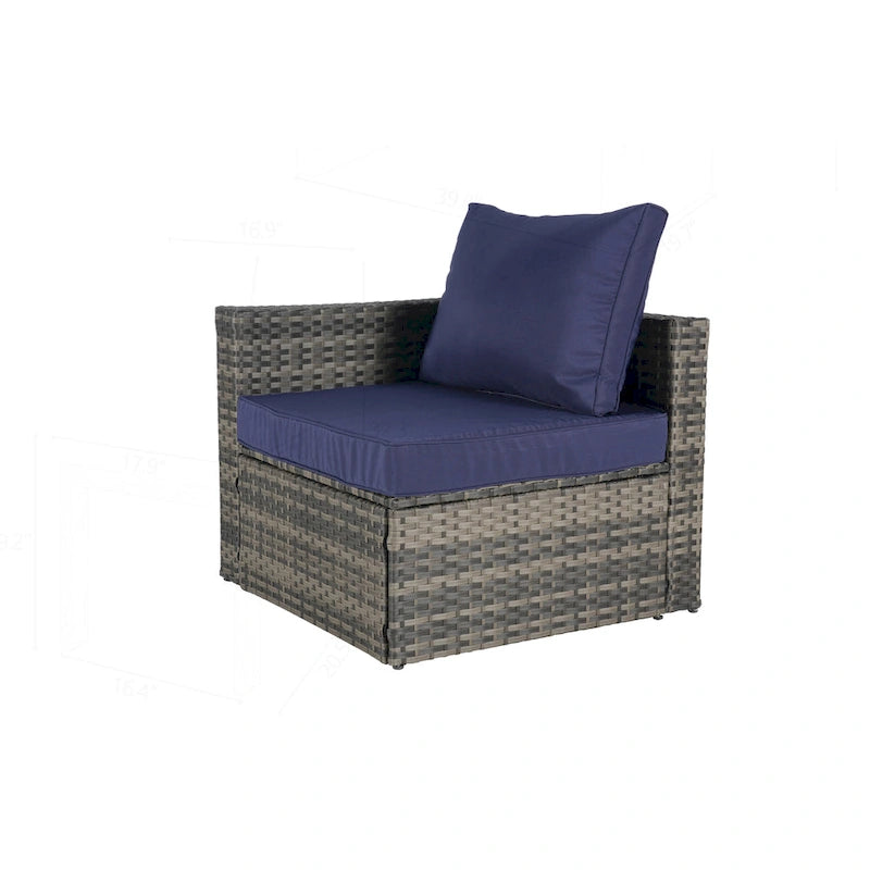 Outdoor Patio Sofa Set for Poolside Relaxation and Entertainment