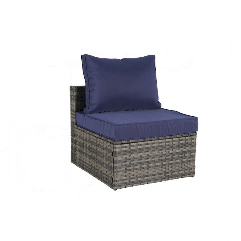 Outdoor Patio Sofa Set for Poolside Relaxation and Entertainment