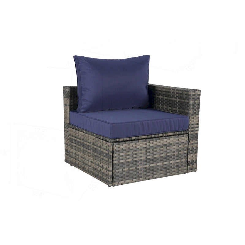 Outdoor Patio Sofa Set for Poolside Relaxation and Entertainment