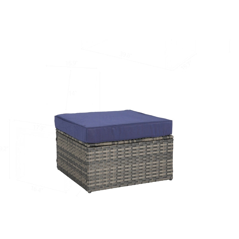 Outdoor Patio Sofa Set for Poolside Relaxation and Entertainment
