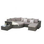 Outdoor Patio Sofa Set for Poolside Relaxation and Entertainment