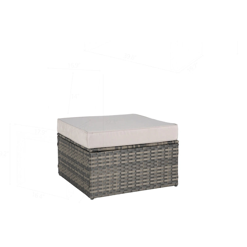 Outdoor Patio Sofa Set for Poolside Relaxation and Entertainment