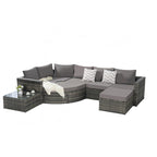 Outdoor Patio Sofa Set for Poolside Relaxation and Entertainment
