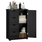 Gymax Storage Floor Cabinet Organizer Cupboard w/ 4 Drawers Adjustable - See Details