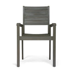 Outdoor Dining Chairs with Stackable Design