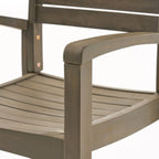 Outdoor Dining Chairs with Stackable Design