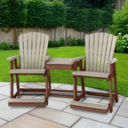 Counter Height Settee Table Combo