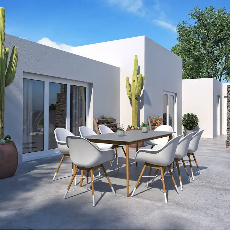 Amazonia Bleue Outdoor Patio Dining Set