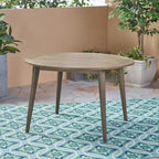 Reina Outdoor 5 Piece Wood and Wicker Dining Set by Christopher Knight Home