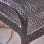 Reina Outdoor 5 Piece Wood and Wicker Dining Set by Christopher Knight Home