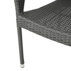 Isola Outdoor 6-piece Rectangle Aluminum Wicker Dining Set by Christopher Knight Home