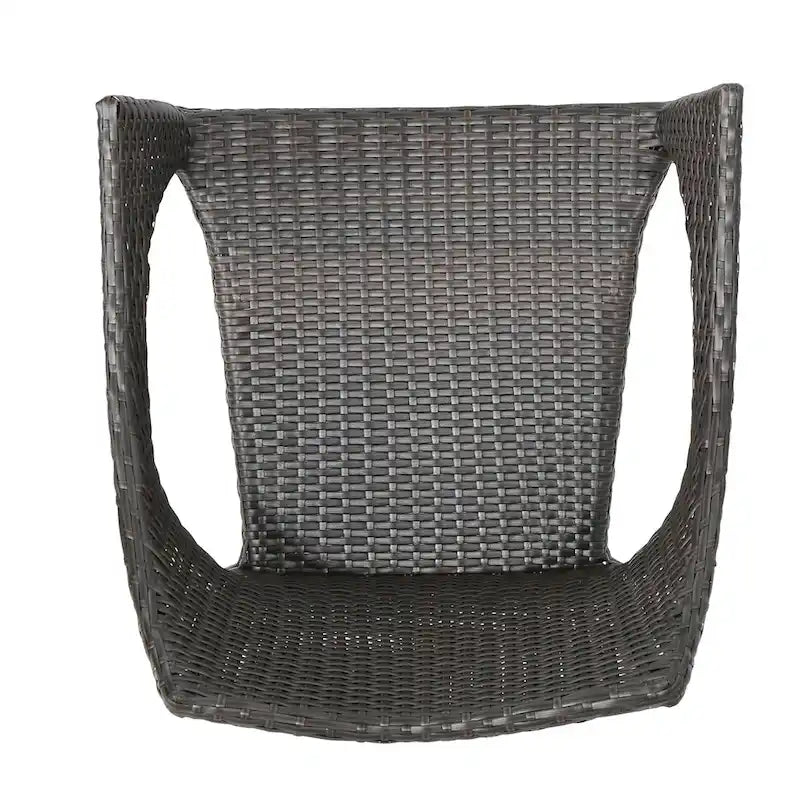 Isola Outdoor 6-piece Rectangle Aluminum Wicker Dining Set by Christopher Knight Home