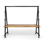 Huckleberry Outdoor Acacia Wood 88.5  Dining Table with Plant Hanger by Christopher Knight Home - 88.50  L x 39.50  W x 80.00  H
