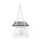 Huckleberry Outdoor Acacia Wood 88.5  Dining Table with Plant Hanger by Christopher Knight Home - 88.50  L x 39.50  W x 80.00  H