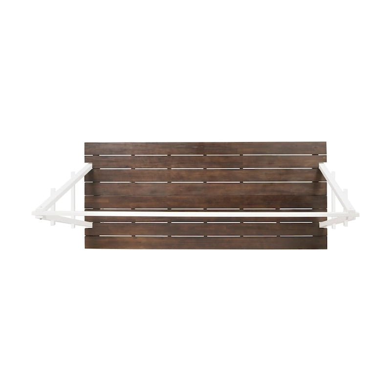 Huckleberry Outdoor Acacia Wood 88.5  Dining Table with Plant Hanger by Christopher Knight Home - 88.50  L x 39.50  W x 80.00  H