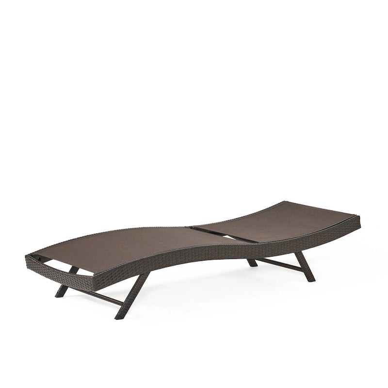 Kauai Outdoor Chaise Lounge by Christopher Knight Home