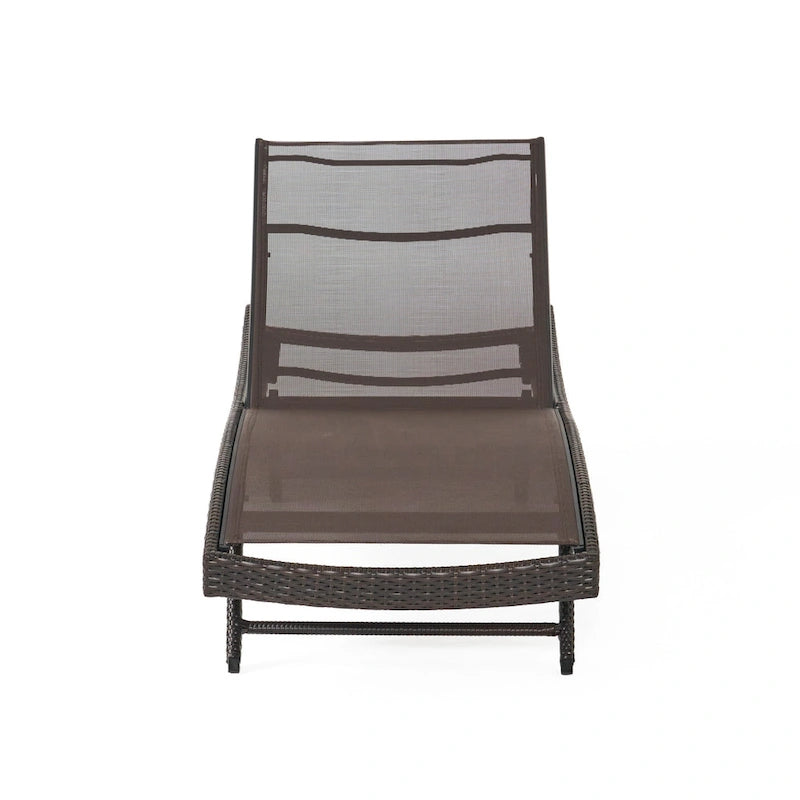 Kauai Outdoor Chaise Lounge by Christopher Knight Home