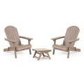 Malibu Outdoor Acacia Wood 2 Seater Chat Set with Side Table by Christopher Knight Home