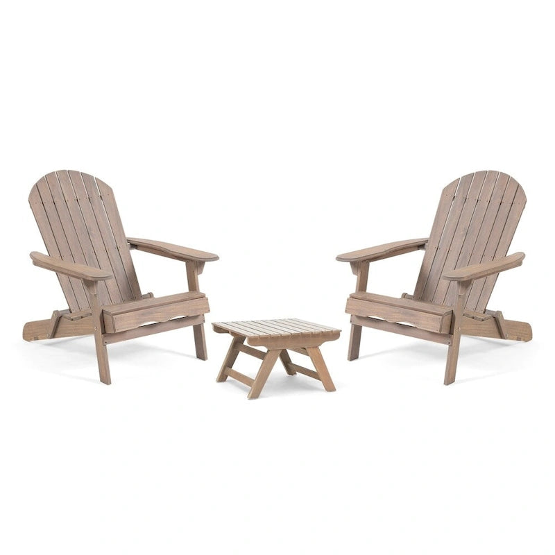 Malibu Outdoor Acacia Wood 2 Seater Chat Set with Side Table by Christopher Knight Home