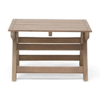 Malibu Outdoor Acacia Wood 2 Seater Chat Set with Side Table by Christopher Knight Home