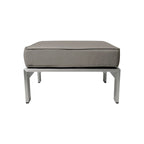 Cape Coral Outdoor 11 Seater Aluminum U-Shaped Sofa Sectional and Ottoman Set by Christopher Knight Home
