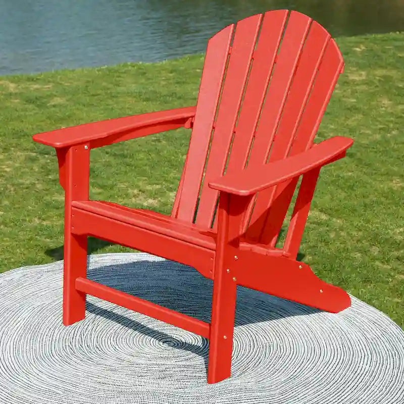 Recycled Plastic Modern Adirondack Chair,Outdoor Patio Chair