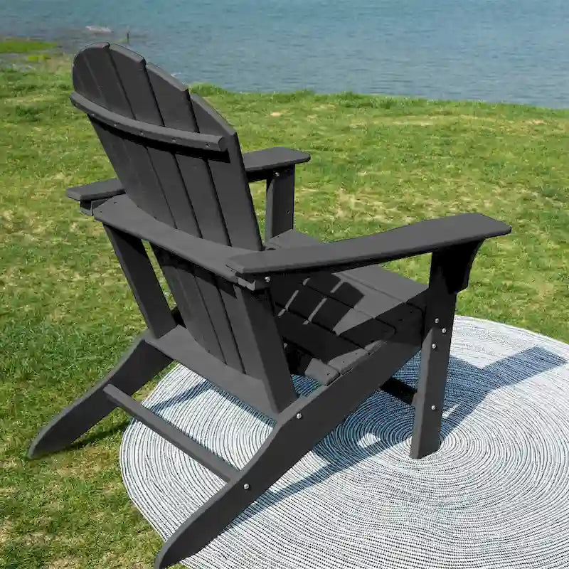 Recycled Plastic Modern Adirondack Chair,Outdoor Patio Chair