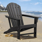Recycled Plastic Modern Adirondack Chair,Outdoor Patio Chair