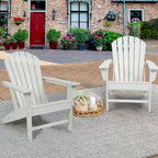 Recycled Plastic Modern Adirondack Chair,Outdoor Patio Chair