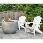 Recycled Plastic Modern Adirondack Chair,Outdoor Patio Chair