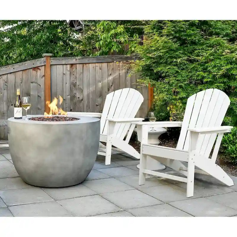 Recycled Plastic Modern Adirondack Chair,Outdoor Patio Chair
