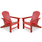 Recycled Plastic Modern Adirondack Chair,Outdoor Patio Chair