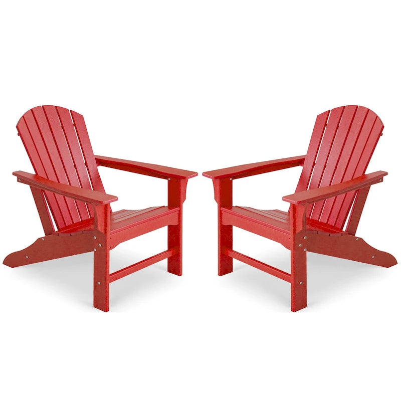 Recycled Plastic Modern Adirondack Chair,Outdoor Patio Chair