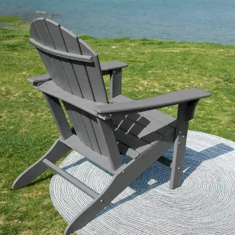 Recycled Plastic Modern Adirondack Chair,Outdoor Patio Chair
