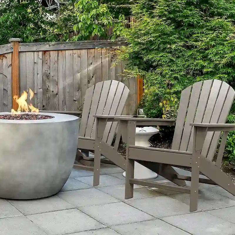 Recycled Plastic Modern Adirondack Chair,Outdoor Patio Chair